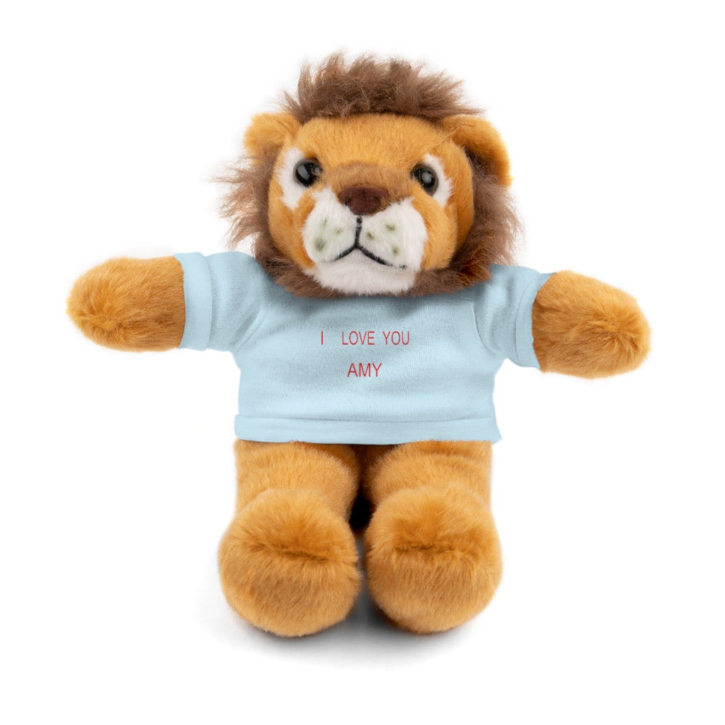 I LOVE YOU AMY Stuffed Animals with Tee