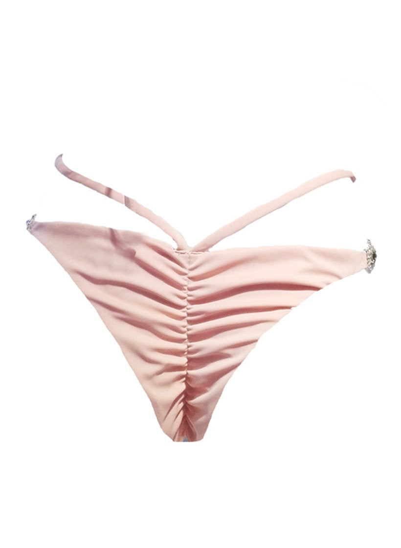 Shanel Strappy Tango Bottom - Powder Pink