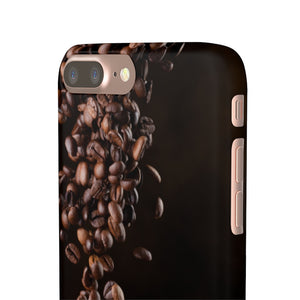 Coffee bean iphone Snap Cases