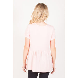 Ruffled Babydoll Tee