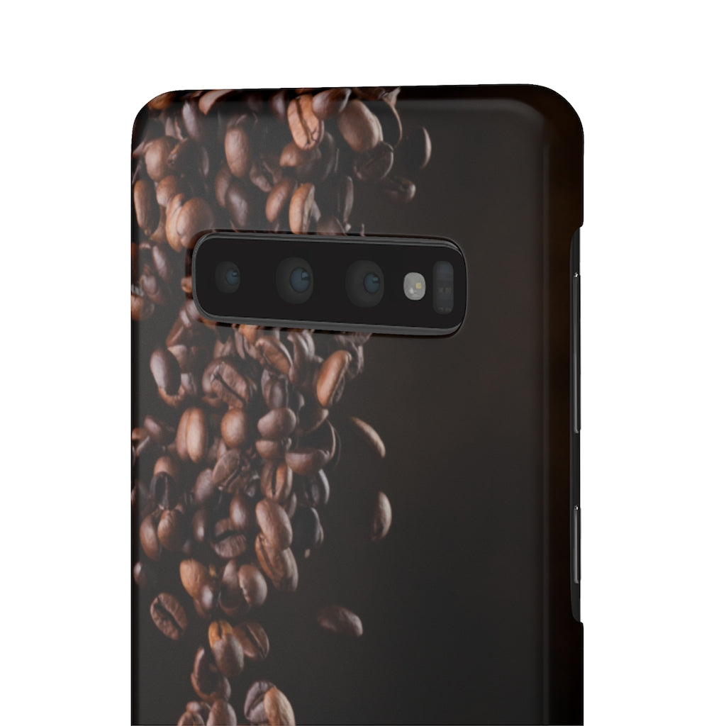 Coffee bean iphone Snap Cases