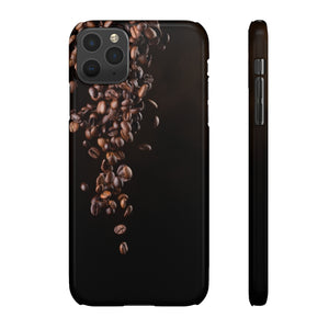 Coffee bean iphone Snap Cases