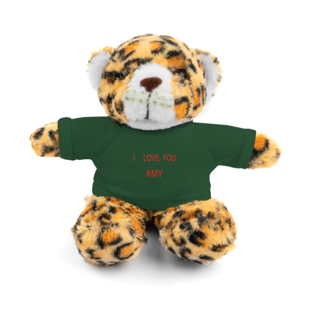 I LOVE YOU AMY Stuffed Animals with Tee