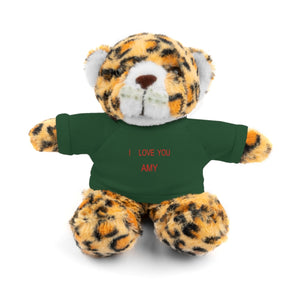 I LOVE YOU AMY Stuffed Animals with Tee
