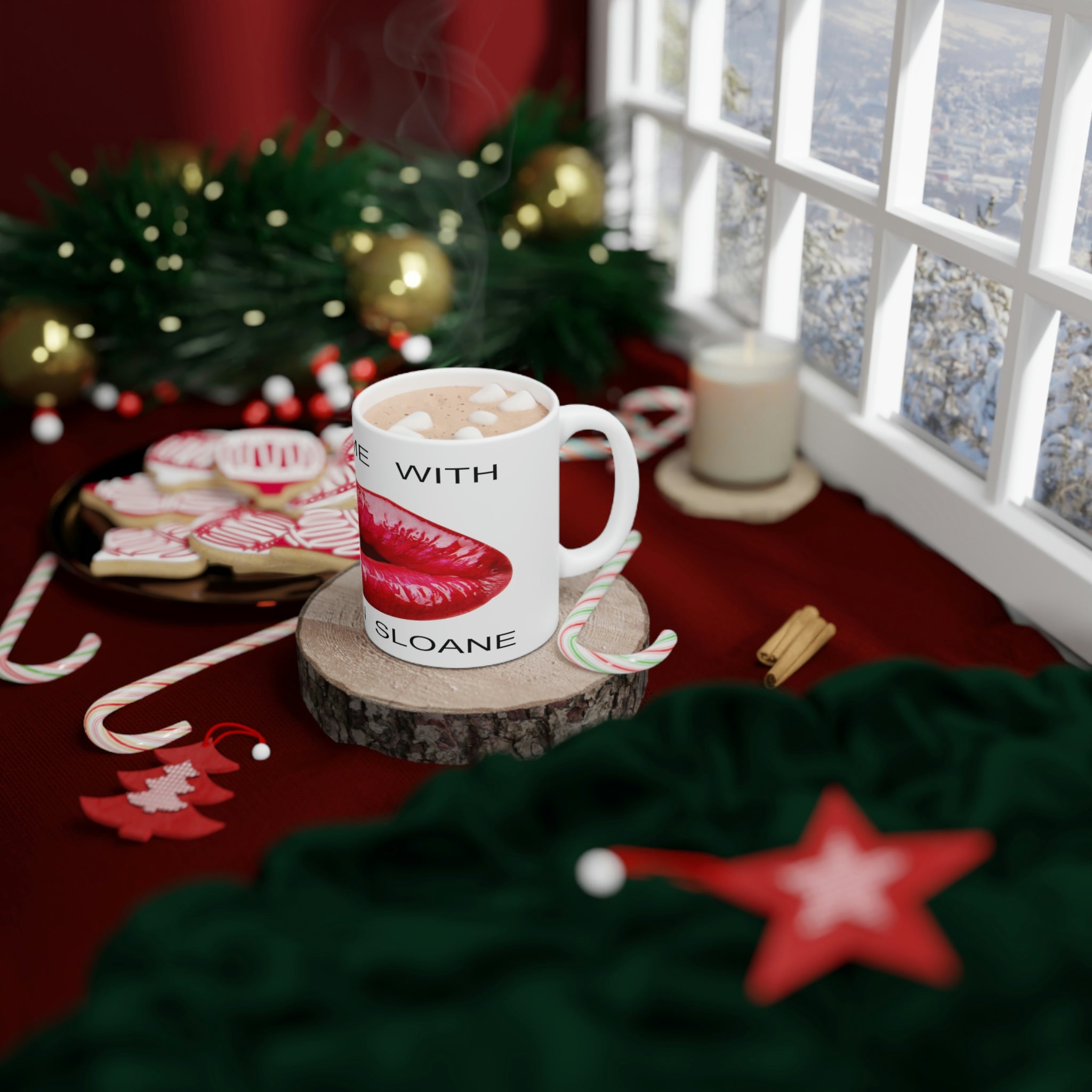 Party time with White Ceramic Mug by Cameron Sloane