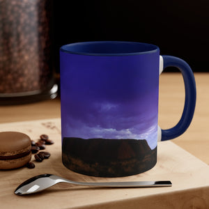 Lightning in nature Accent Coffee Mug, 11oz