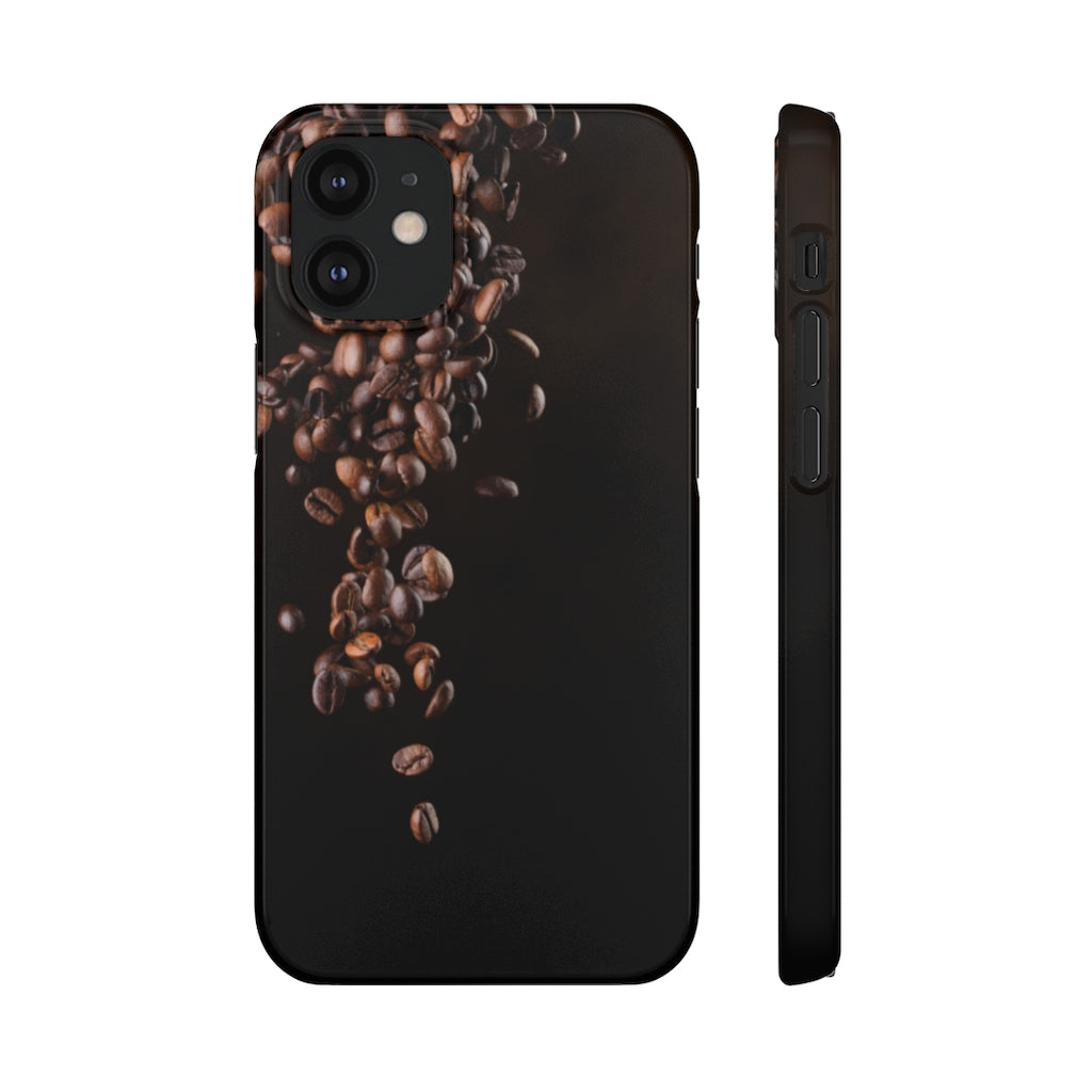 Coffee bean iphone Snap Cases