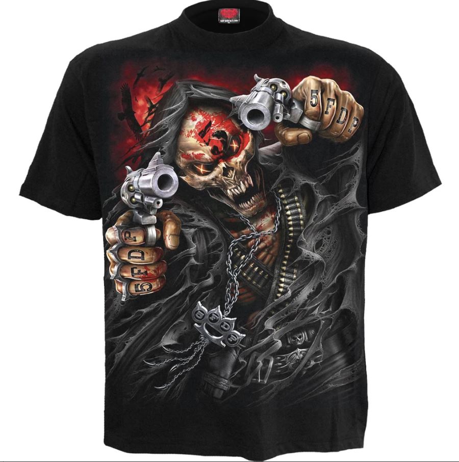 Five finger death punch assassin mens shirt new  with tags