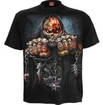 Spiral direct five finger death punch game over mens gothic band short sleeve t shirt
