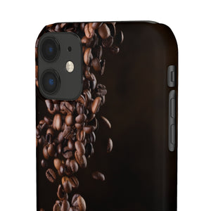 Coffee bean iphone Snap Cases