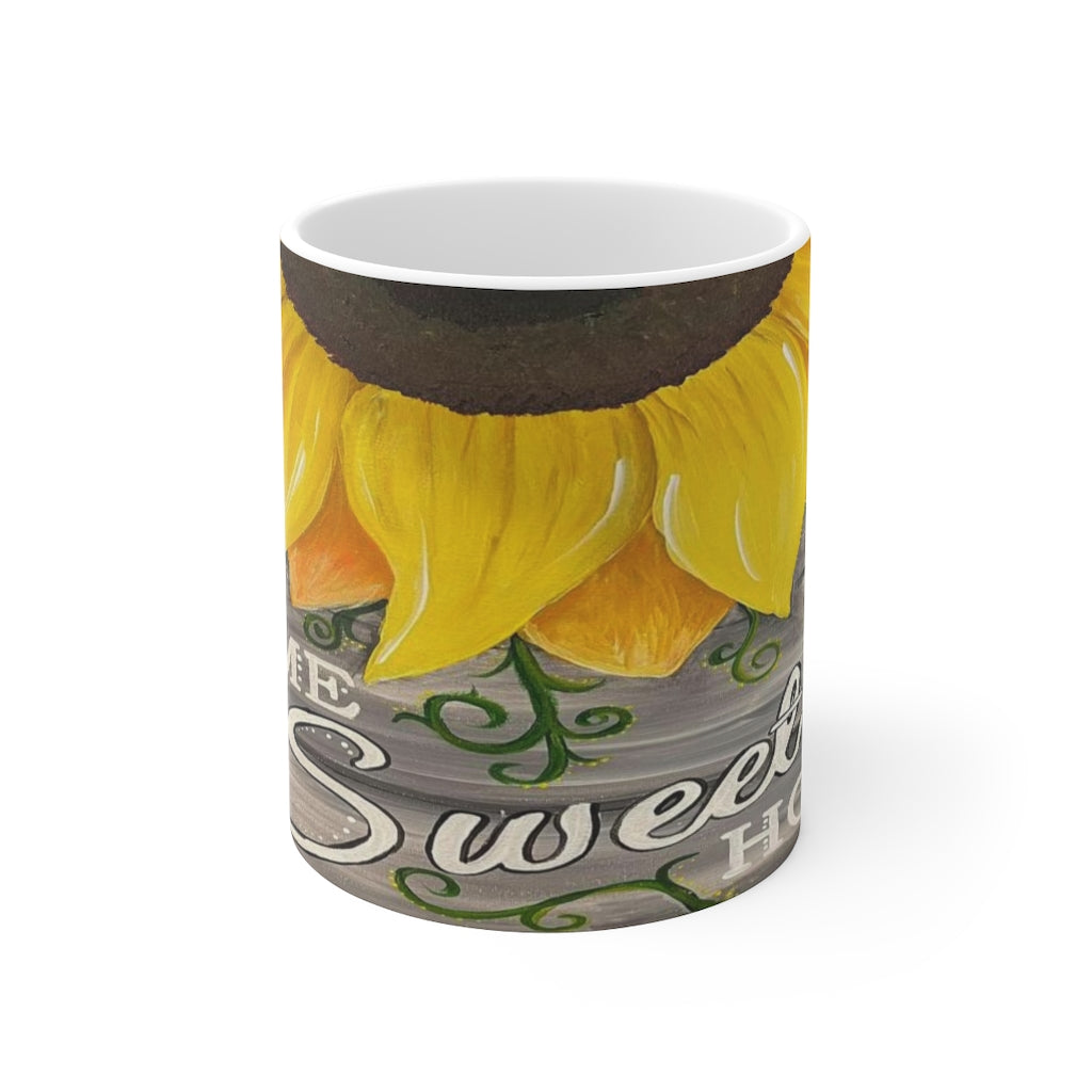 Home sweet home sunflower Ceramic Mug 11oz