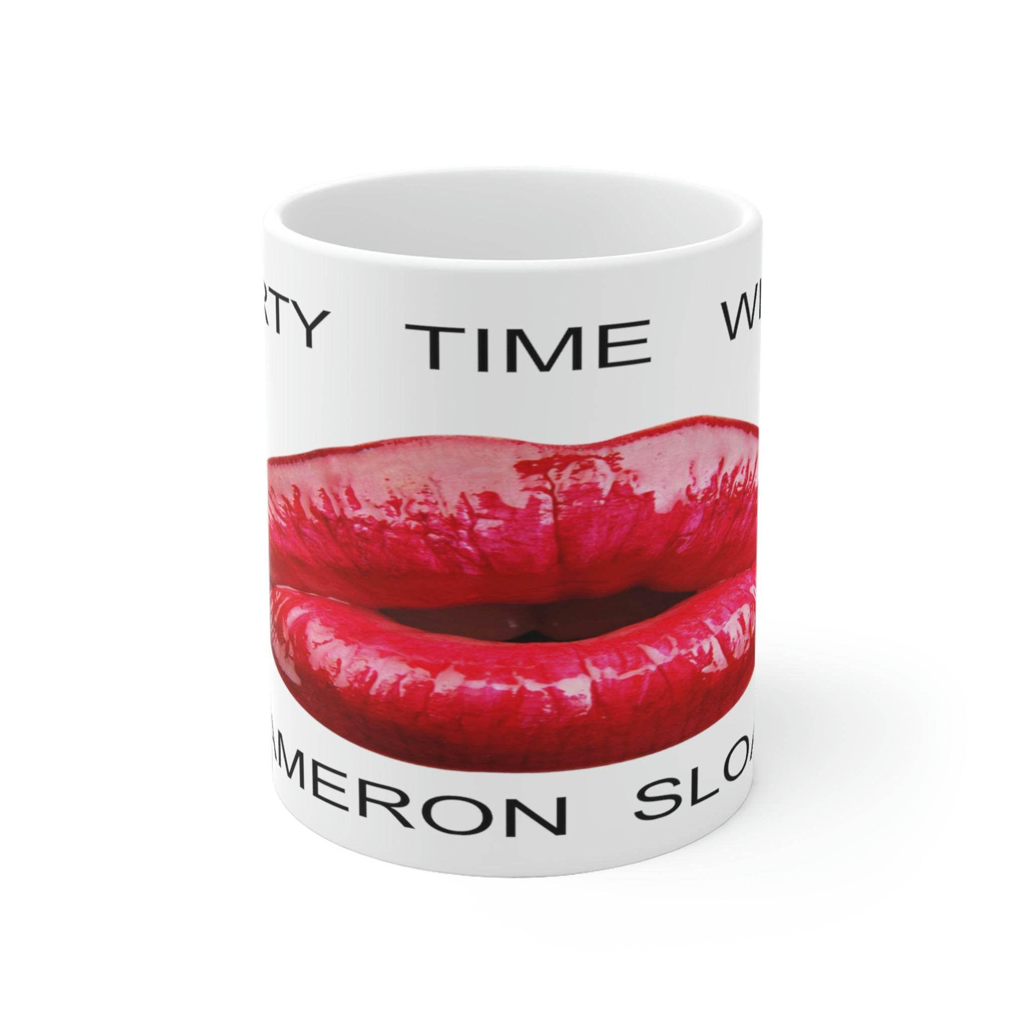 Party time with White Ceramic Mug by Cameron Sloane