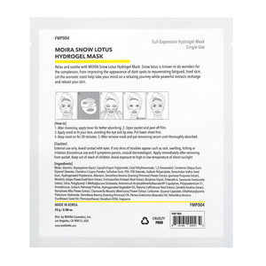 MOIRA Snow Lotus Hydrogel Mask - Pack of 5