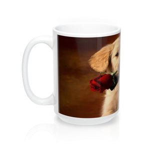 Puppy Love cute roses Mugs