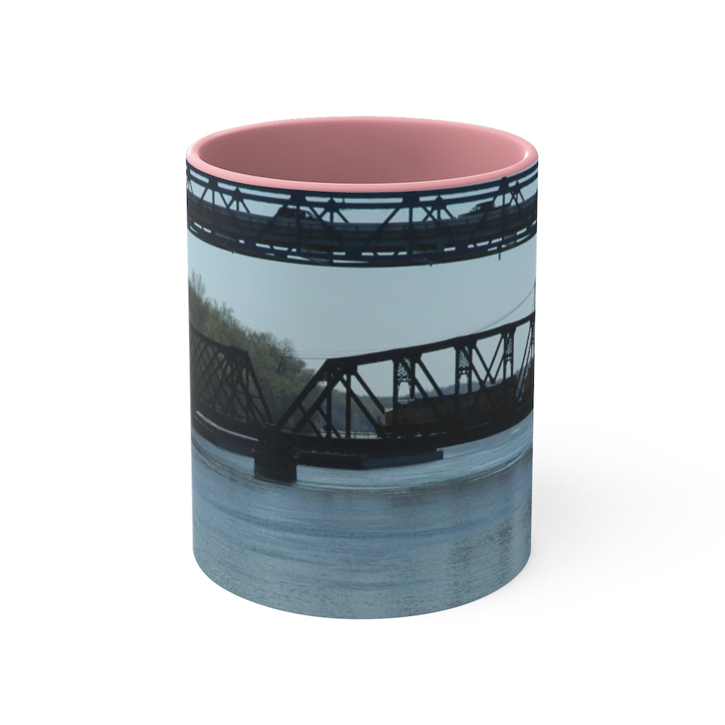 Railroad and car bridage 11oz Accent Mug