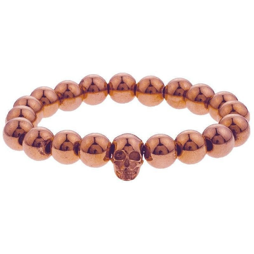 Mister Annum Plus Bead Bracelet - Steel