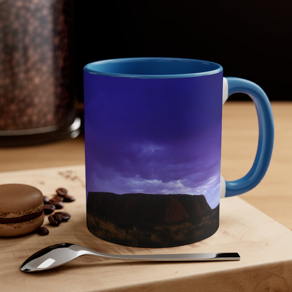 Lightning in nature Accent Coffee Mug, 11oz