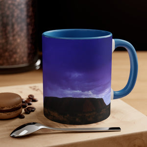 Lightning in nature Accent Coffee Mug, 11oz