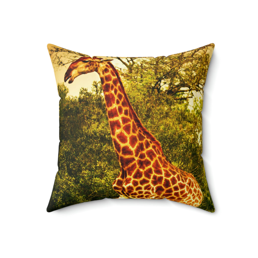 Wildlife Spun Polyester Square Pillow