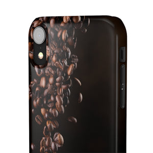 Coffee bean iphone Snap Cases