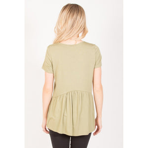 Ruffled Babydoll Tee