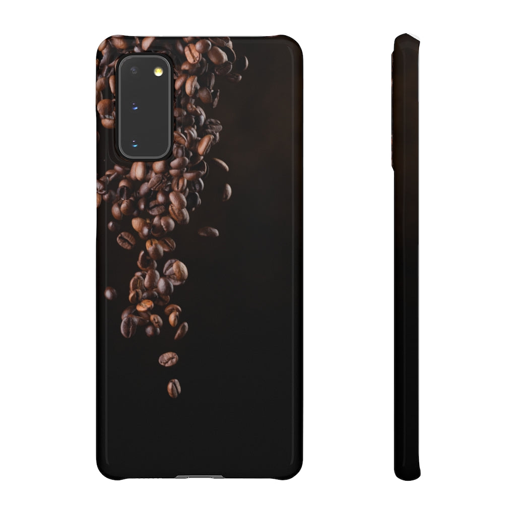 Coffee bean iphone Snap Cases