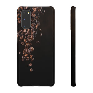 Coffee bean iphone Snap Cases
