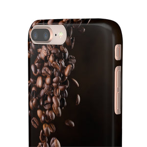 Coffee bean iphone Snap Cases