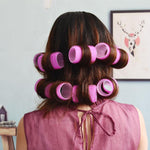 Jumbo Size Hair Roller Sets, Self Grip, Salon Hair Dressing Curlers, 3 Inch Hair Curlers, 3 Size 18 Packs