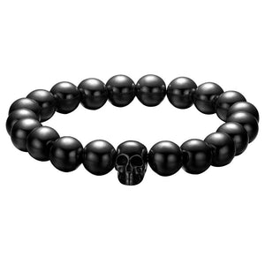 Mister Annum Plus Bead Bracelet - Steel