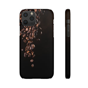 Coffee bean iphone Snap Cases