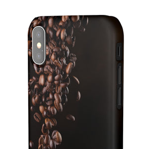 Coffee bean iphone Snap Cases
