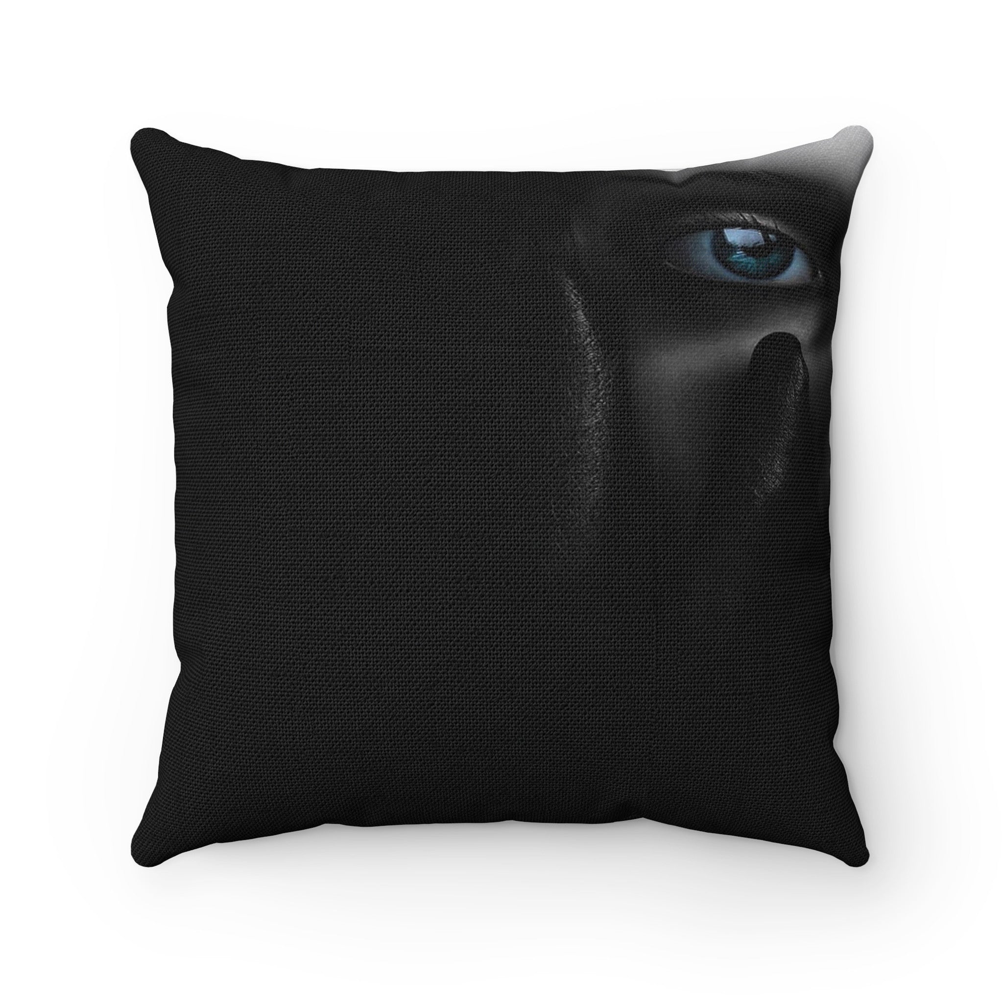 Dark Gothic Eyes Spun Polyester Square Pillow