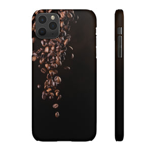 Coffee bean iphone Snap Cases