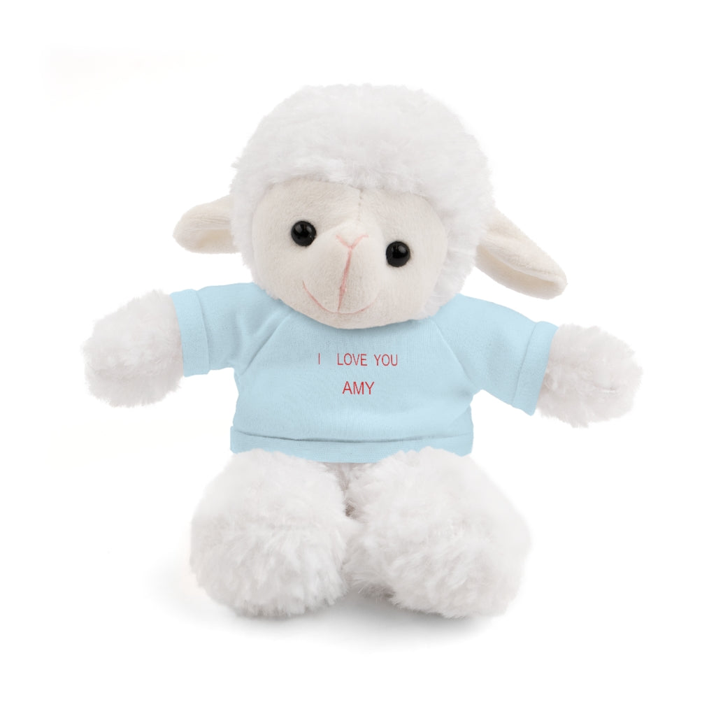 I LOVE YOU AMY Stuffed Animals with Tee