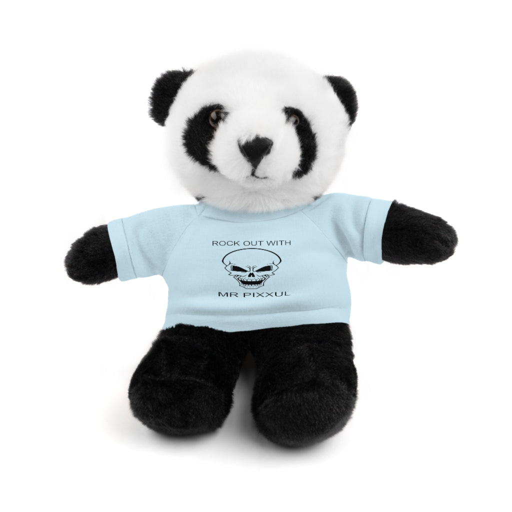 rock out with Mr Pixxul  Stuffed Animals with Tee