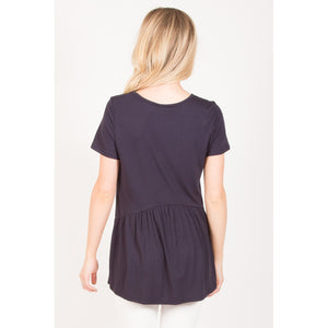 Ruffled Babydoll Tee