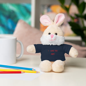 I LOVE YOU AMY Stuffed Animals with Tee