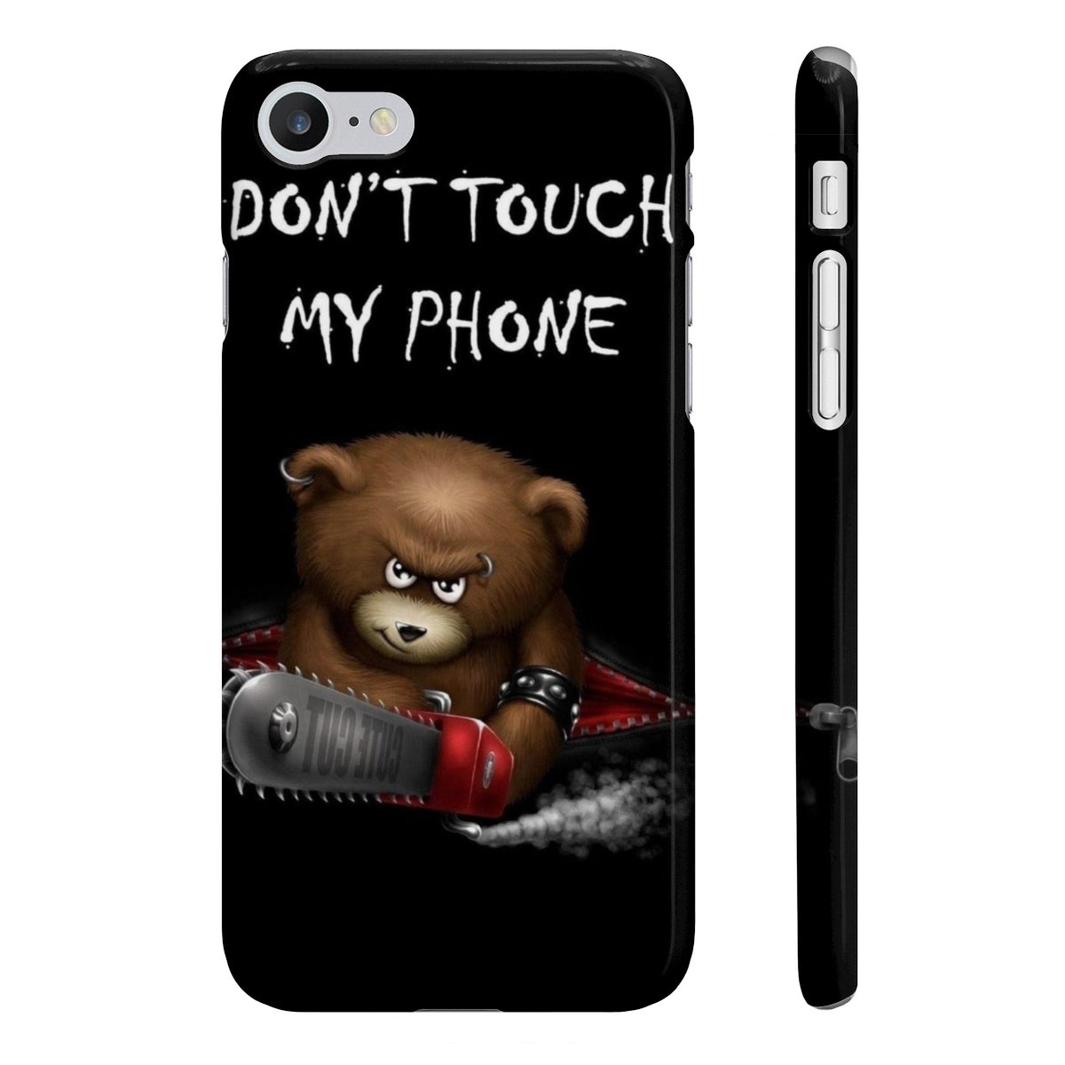 Don't touch my phone scary bear Wpaps Slim Phone Cases