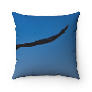 Eagle Wings Spun Polyester Square Pillow