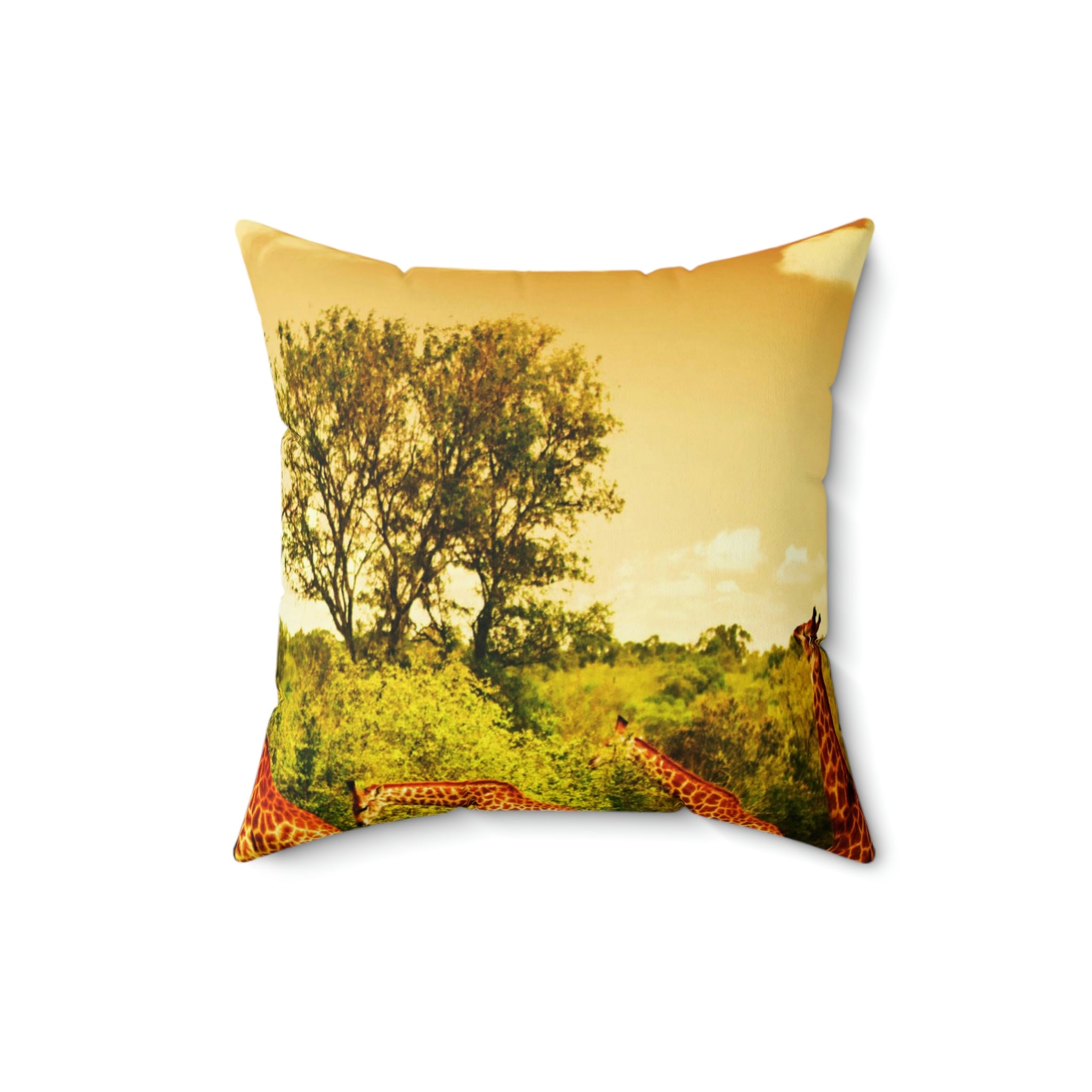 Wildlife Spun Polyester Square Pillow