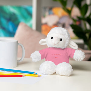 I LOVE YOU AMY Stuffed Animals with Tee