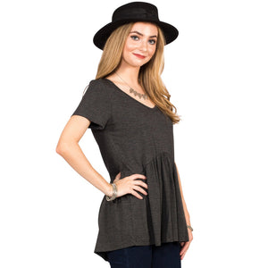 Ruffled Babydoll Tee