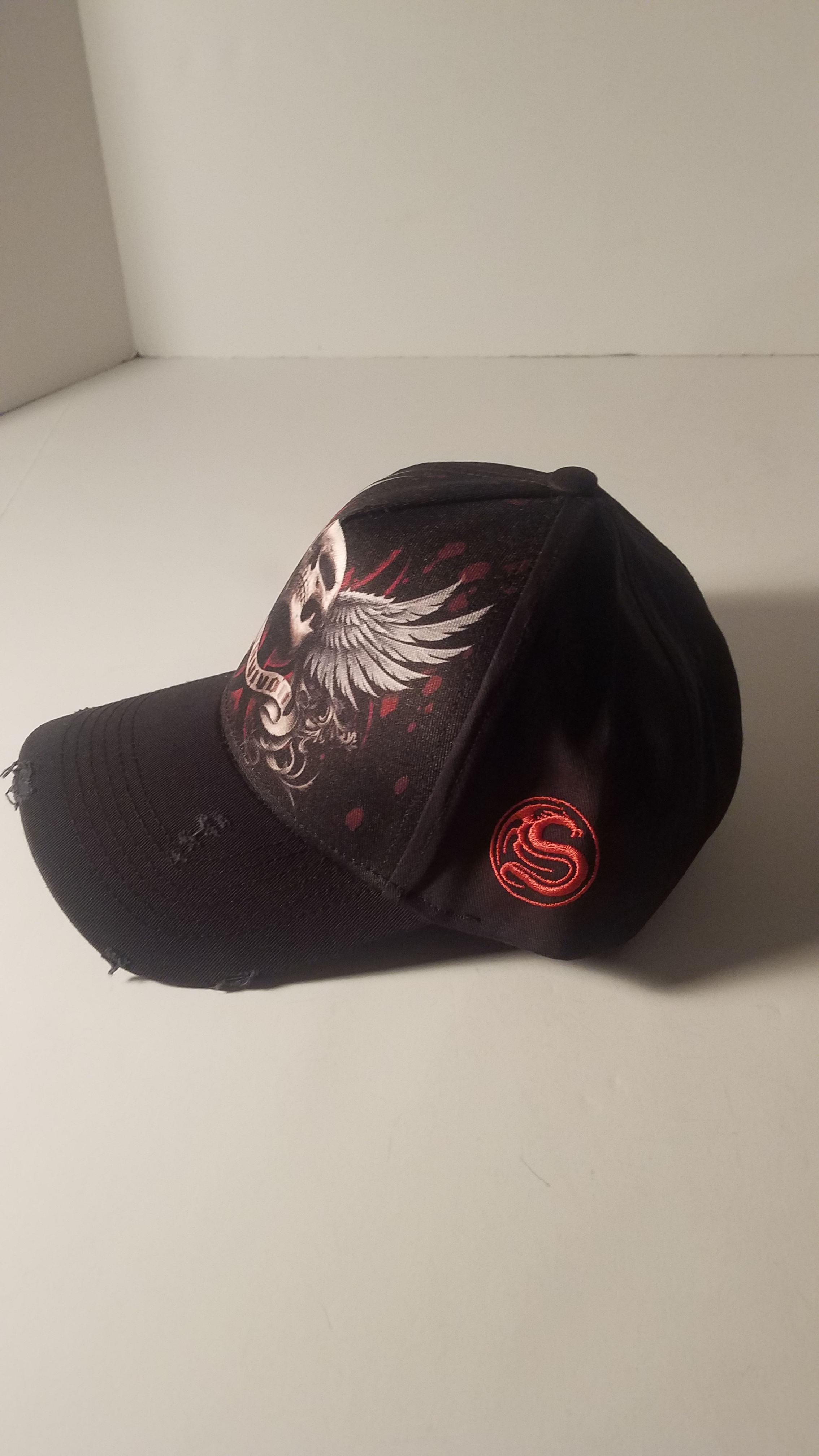 spiral direct lockdown 2020 distressed baseball cap with metal clasp adjustable