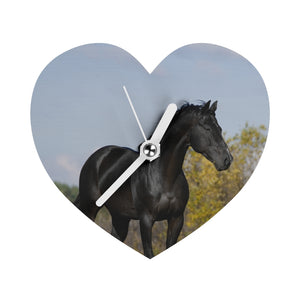 Black horse Fun Wall Clocks