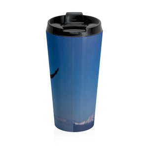 Eagle Wings Wraparound Stainless Steel Travel Mug