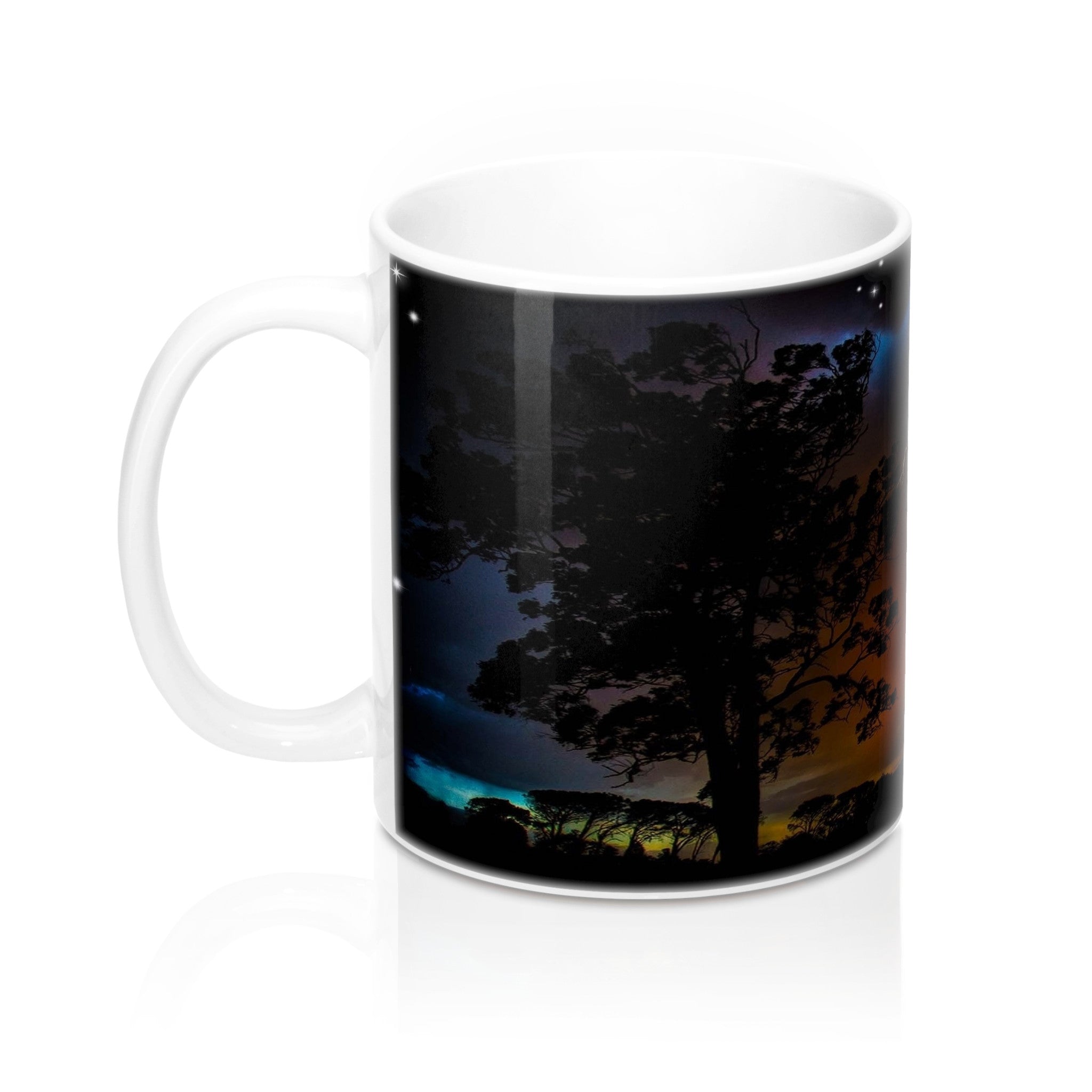 LIGHTNING AND COLORFUL SKY Mug 11oz