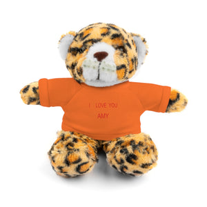I LOVE YOU AMY Stuffed Animals with Tee
