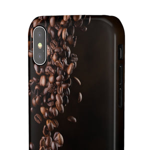 Coffee bean iphone Snap Cases