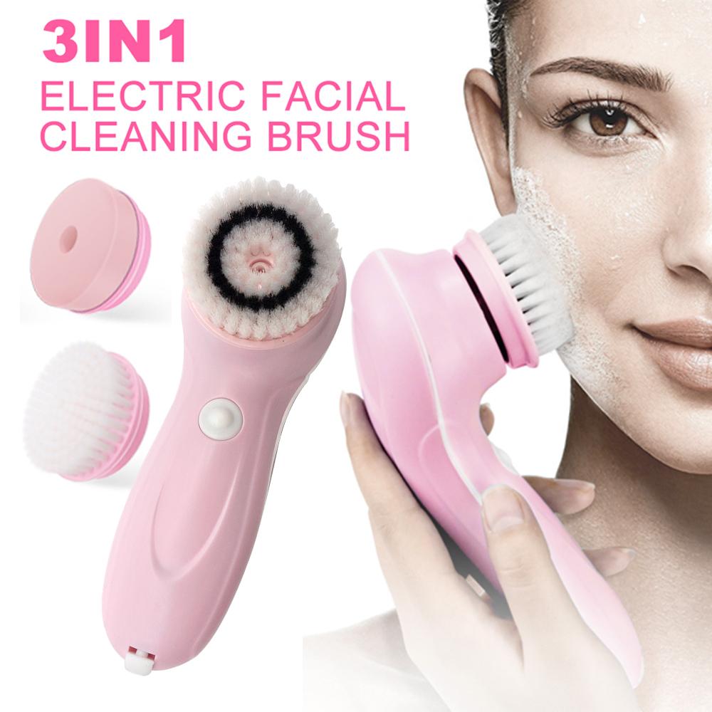 3-In-1 Electric Facial Cleansing Brush